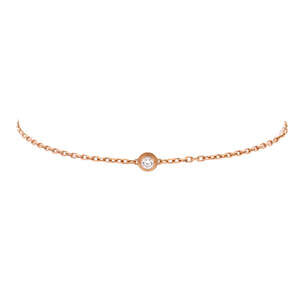Cartier Small D'Amour Bracelet 18K Rose Gold and Diamond